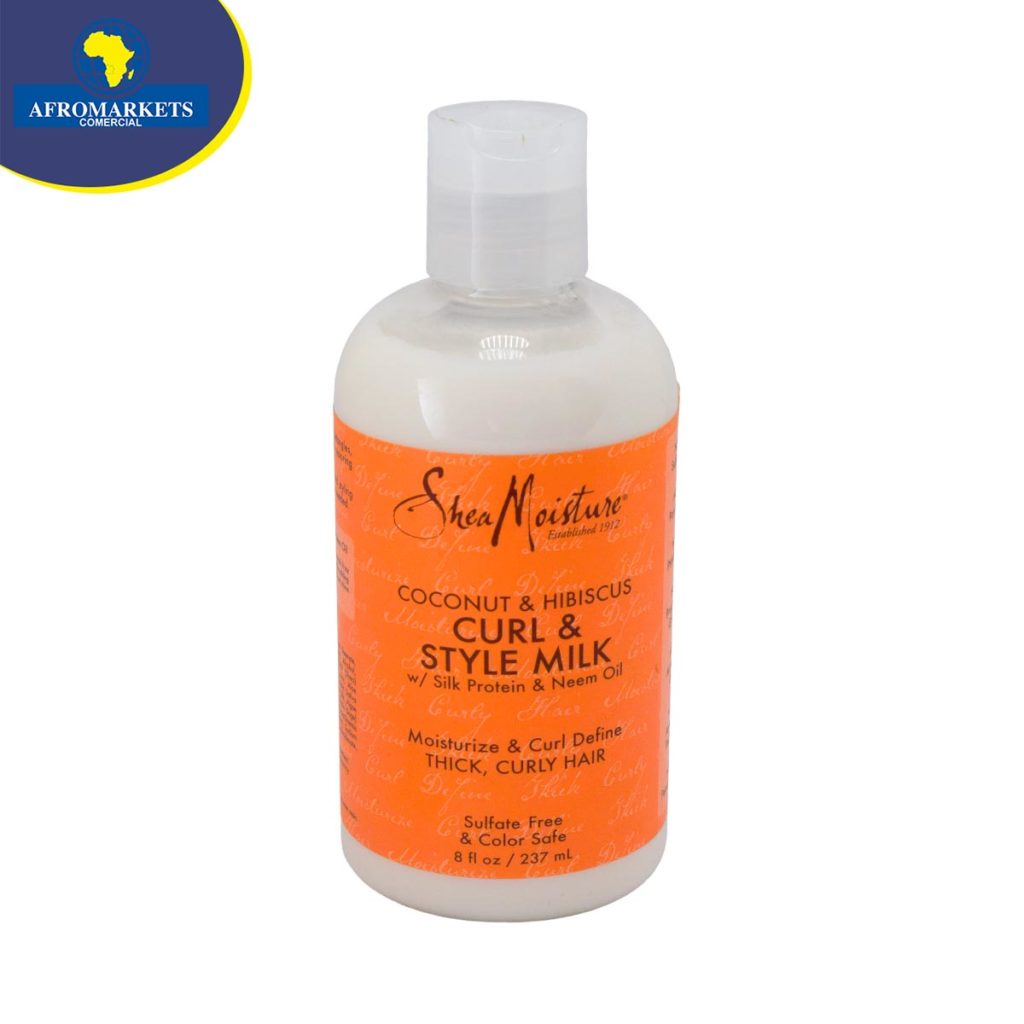 SHEA MOISTURE COCONUT & HIBISCUS CURL & STYLE MILK 237ML Afromarkets