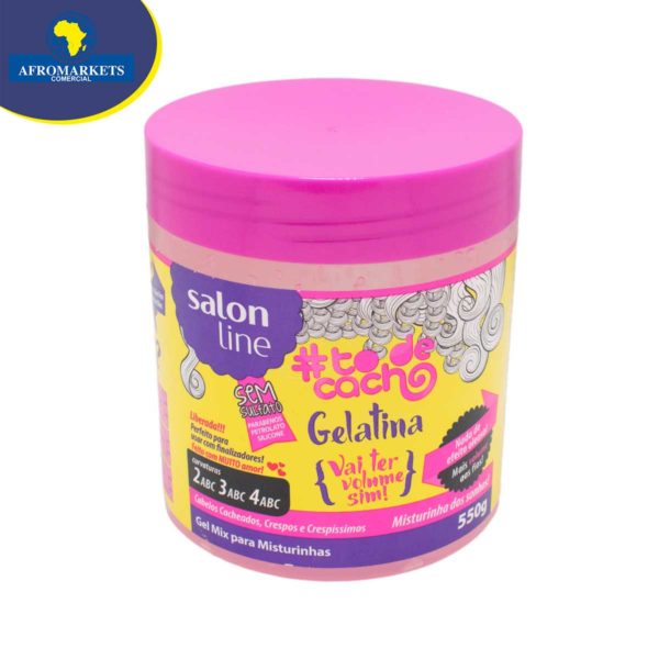Salon Line Gelatina Todecacho Vai Ter Volume Sim 550g Afromarkets