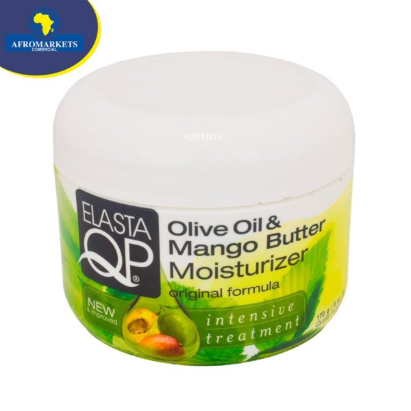 Elasta QP Olive Oil and Mango Butter Moisturizer, 6 oz Afromarkets
