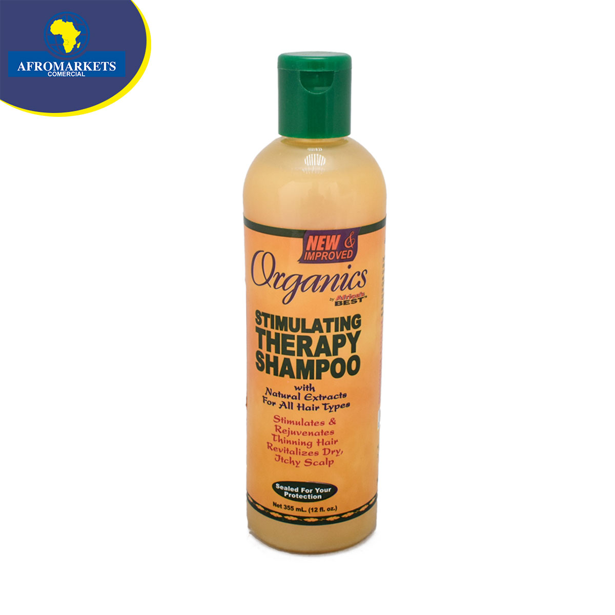 Organics Africa's Best Stimulating Therapy Shampoo 12oz Afromarkets