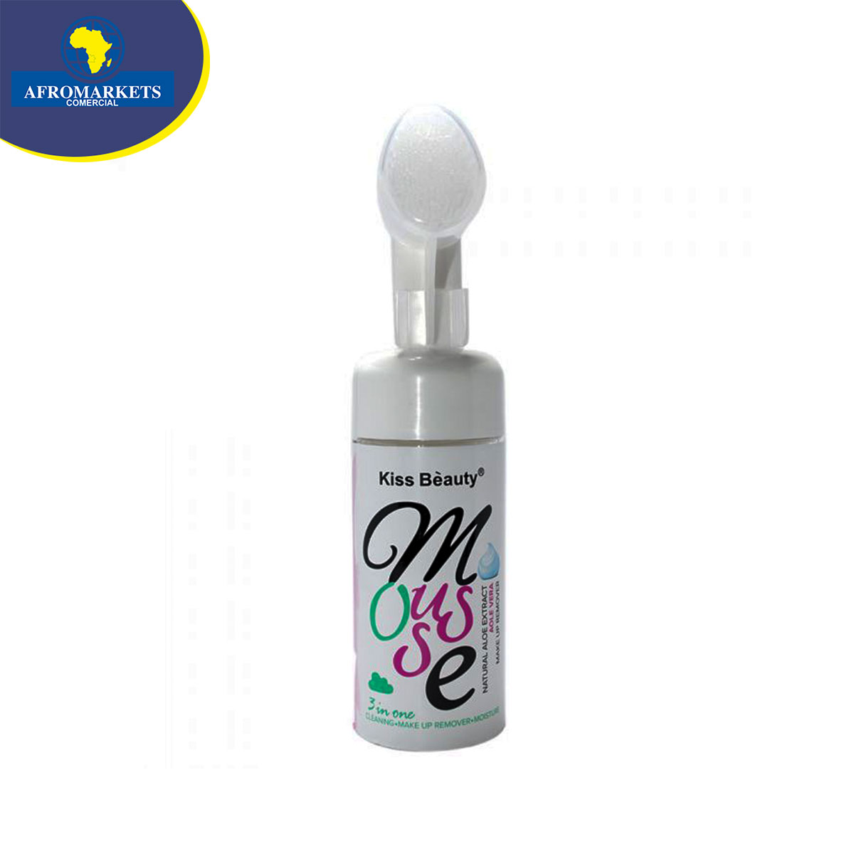 Kiss Beauty Mouse 3 In One Cleaning/Makeup Remover/Moisture Afromarkets