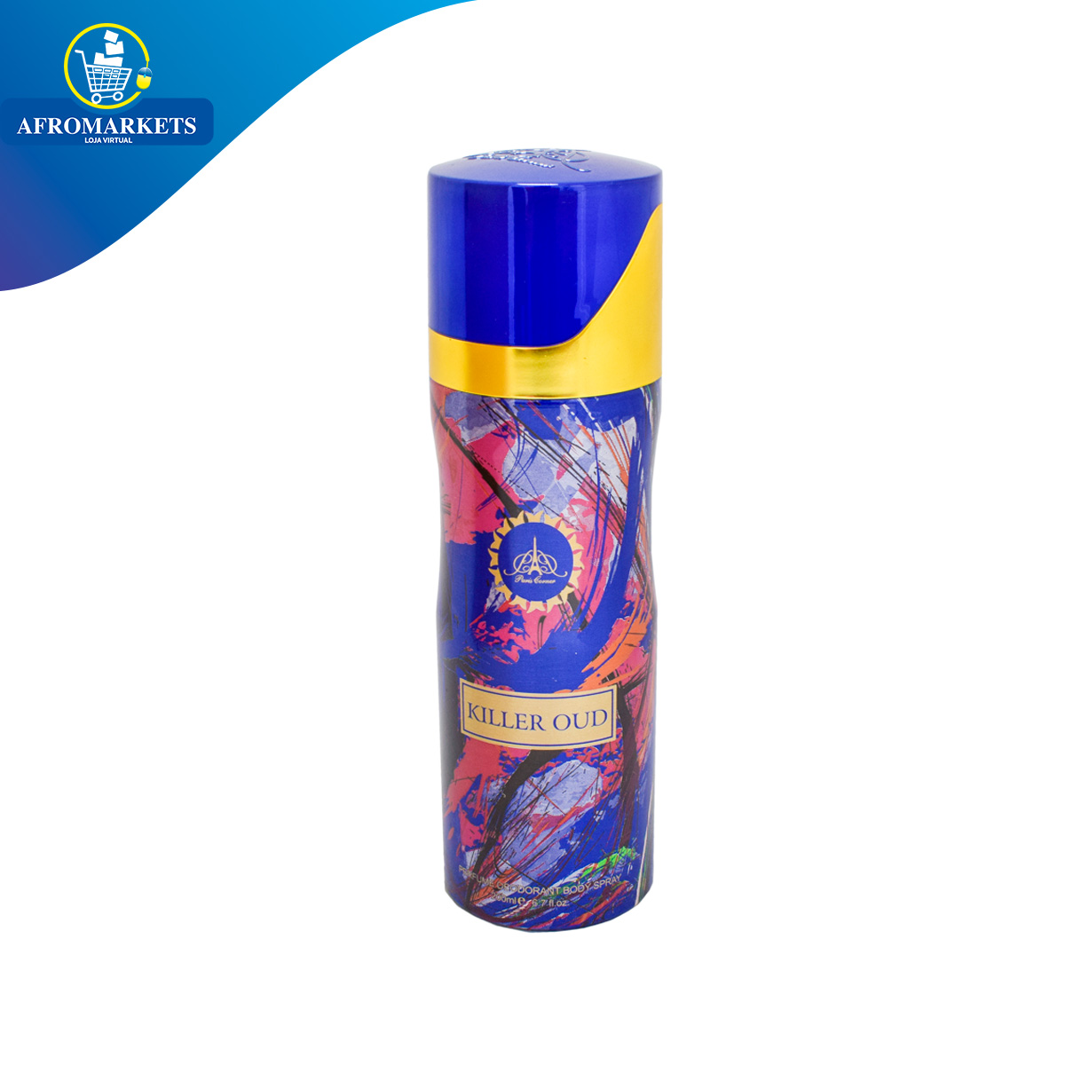 Paris Corner Killer Oud Desodorante Spray para Homens 200ml Afromarkets