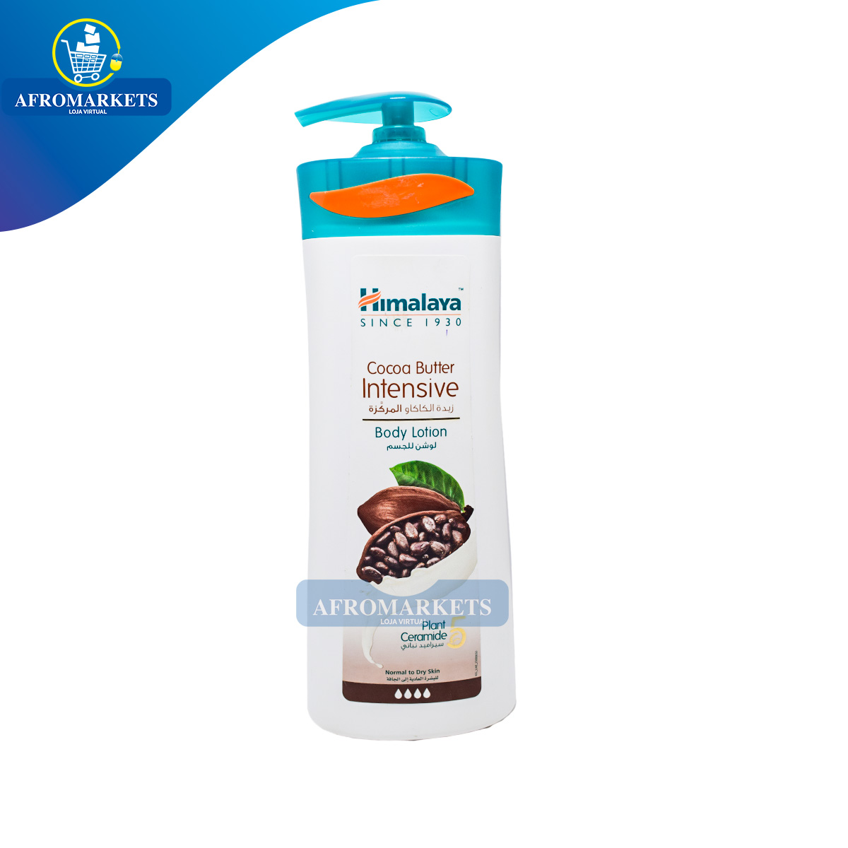 Himalaya Herbals Loção Corporal Hidratos De Manteiga De Cacau Nutre Hidratante 400 ml