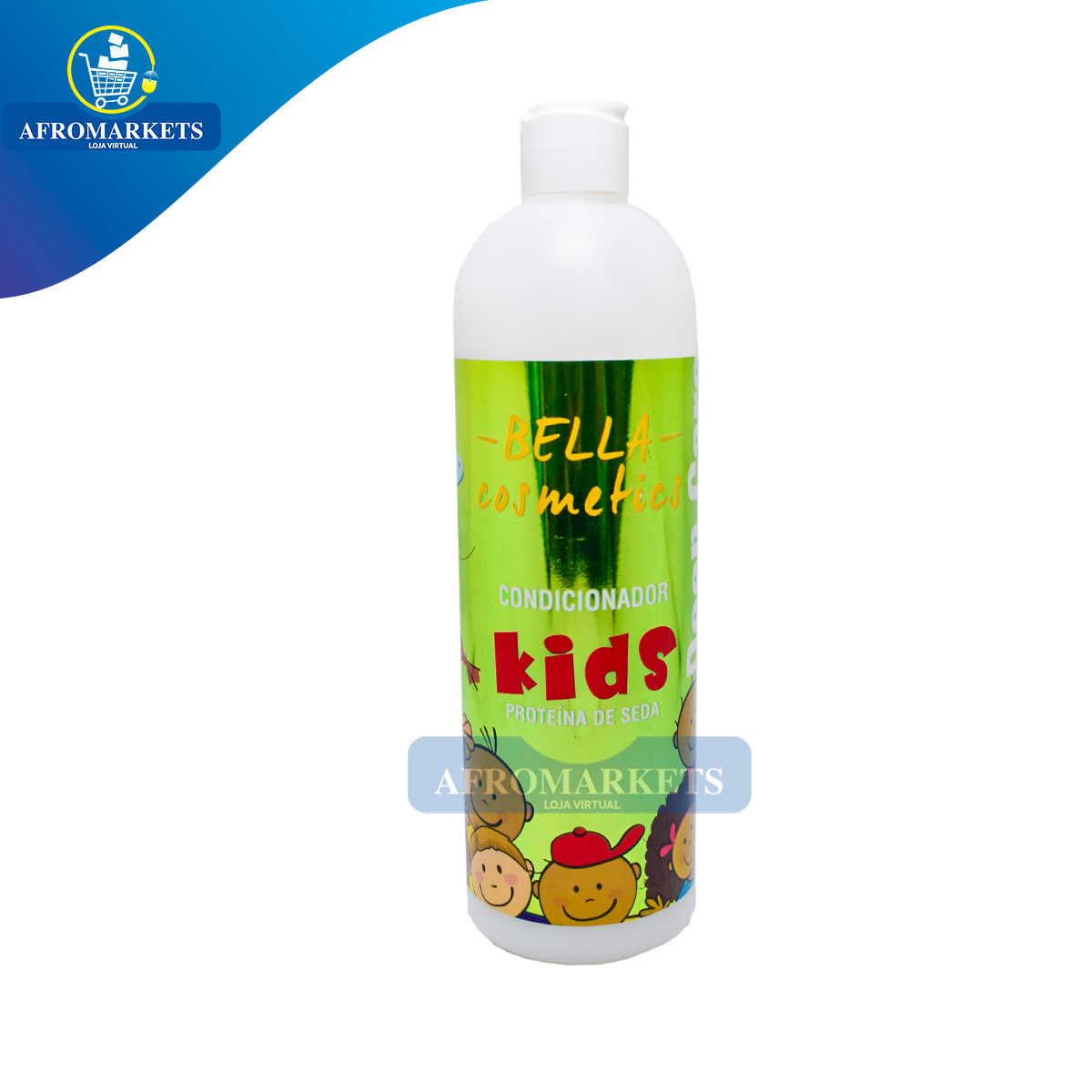 Bella Cosmetics Condicionador Kids Proteina de Seda 500ml