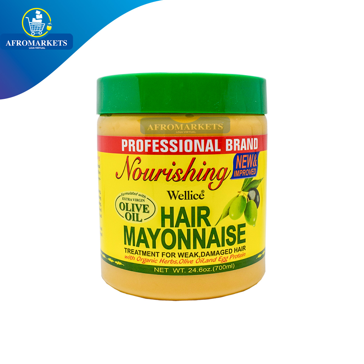 Maionese Nutritiva para Cabelos Original Wellice 700ml