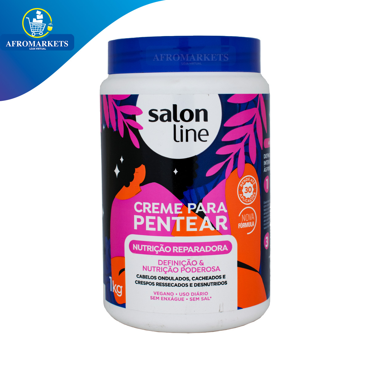 Salon Line Nutrição Reparadora Creme para Pentear 1kg