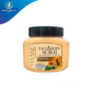Esfoliante Facial e Corporal Mamão, MAAKE  600ml