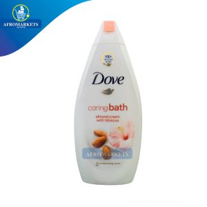 Gel de Banho Dove, Caring Bath Amêndoa e Hibisco, 500ml