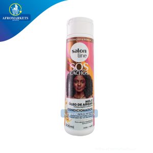 Condicionador Mel e Óleo de Argan SOS Cachos, Salon Line, 300ml