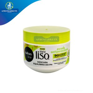 Máscara Salon Line Equilíbrio do PH, Meu Liso Escudo Antiporosidade, 300g