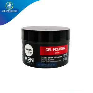 Gel Fixador Forte, Salon Line Men Essence, Para todo tipo de cabelo, 300G